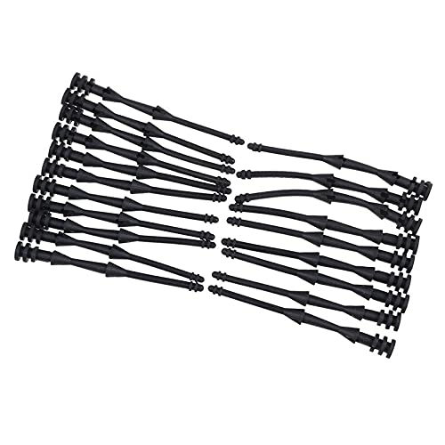 Anti vibration mount PC Fan screws Damper Long Rubber mounts Case Rubber Fan Mount Silicone Rivet Fan Pin Screw [20 Pcs] 65mm Long Rubber Fan Mount for vibration reduction.