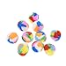 Towashine 10Pcs Small Assorted Color Kitty Yarn Puffs Cat Toys Cat Chase Balls 1.37