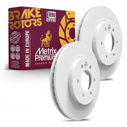 Metrix Premium Chassis Parts 330 mm Front Brake Rotor Kit Fits Ford