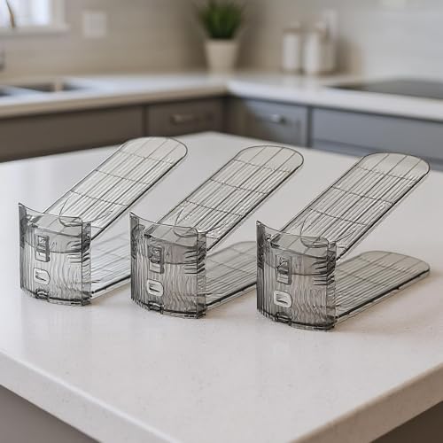 Rangement garage efficace grâce au support empilable pour chaussures réglable