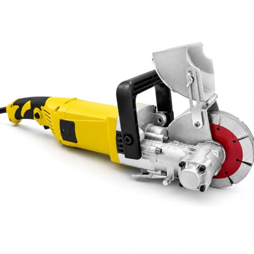 Image of 4000W Electric Wall Chaser with Water Pump and 5 Diamond Blades