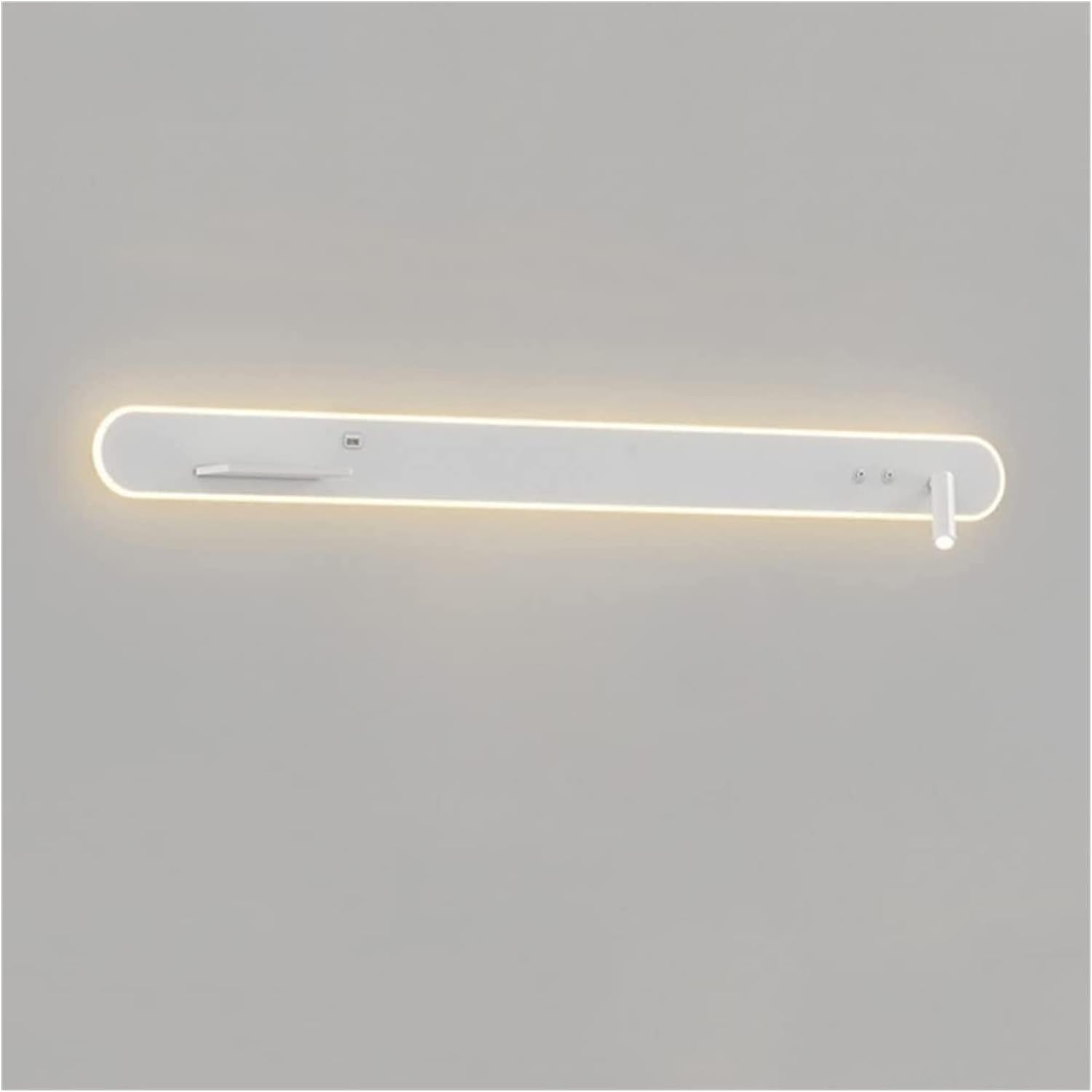 ASerZenith Adjustable Wall Spotlight Headboard Sconces Wall Sconce Led Wall Mount Reading Light White Indoor Long Wall Lamp,100Cm