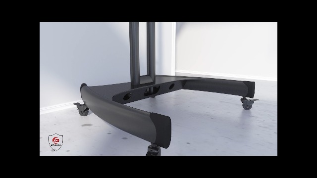 XTRarm Proton 100 Verrijdbare TV Standaard Zwart