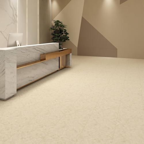 Klick Vinylboden mit natürlichen Farbtönen und natürlicher Schönheit, wasserfest, MAßE: 61 x 30,5 x 0,6 cm, Dicke 6 mm,1 Paket = 2,23 m² / 12 Fliesen (Marmoreffekt - Beige) Klick Vinylboden mit natürlichen Farbtönen und natürlicher Schönheit, wasserfest, MAßE: 61 x 30,5 x 0,6 cm, Dicke 6 mm,1 Paket = 2,23 m² / 12 Fliesen (Marmoreffekt - Beige)