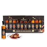 Hot Sauce Gift Set | Premium Spice Collection for Men | Flavourful Gourmet Chilli Sauces for BBQ, Wings & More | BBQ Sauces & Seasonings | Unique Cooking Gifts for Men