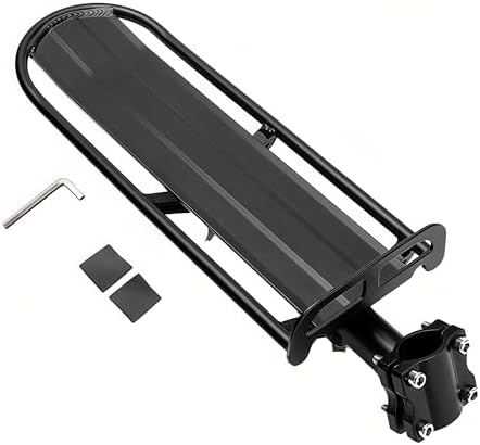 ThreeH Retractable Bike Luggage Cargo Rack Aluminum Alloy Bicycle Pannier Bag Holder Easy to Install BK41