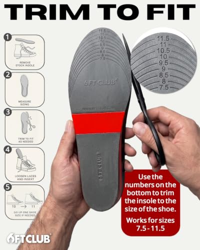 Plantillas elevadoras ajustables para hombre 6FT CLUB miniatura 6