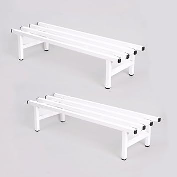 UGAOO Elevate Square Tube Plant Stand (Set of 2) | Heavy Duty Iron Pot Stand for Balcony, Home Decor, Indoor and Outdoor Use (White) - image, photos