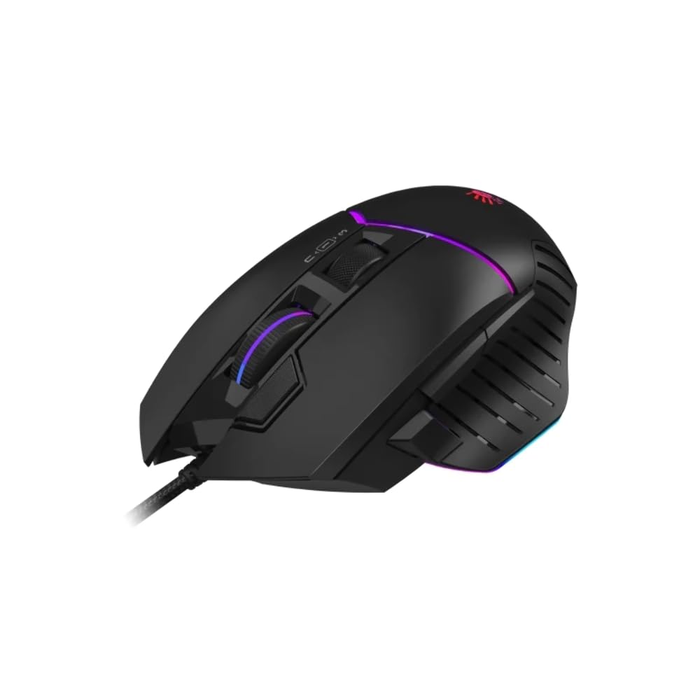 Bloody W95 Max Sports 12000 CPI - Ratón óptico RGB negro con cable para juegos (gamer)