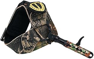 TruFire Edge Buckle Foldback Adjustable Archery Compound Bow Release - Camo Wrist Strap with Foldback Design