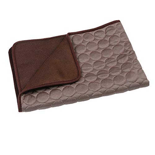 Pet Cooling Mat For Dog Cat Mat Bed Self Cooling Mat Pad Ice Silk Cooling Mat Cool Fabric Soft Pets Summer Sleeping Mattress For Small Medium And Large Dogs