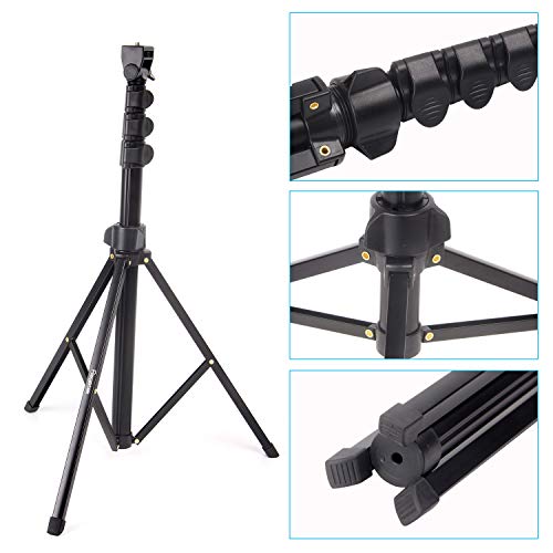 Regetek Light Stand 68" 5.6 Feet Aluminum Photography Photo Tripod Holder Bracket for Studio Relfectors Softboxes Flash Lights Speedlight Umbrella Backgrounds Video Shooting