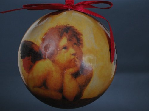 Boule de Noël Motif ange Raphael 8 cm Cover