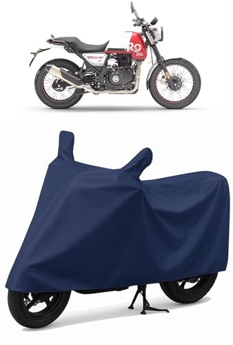 Image of CoverRide Heavy Duty Waterproof Scooty & Bike Cover for Royal Enfeild Scram 411 - UV Resistant, Dustproof & Rain Protection, All-Weather Outdoor Cover for Bikes & Scooty with Buckle Straps