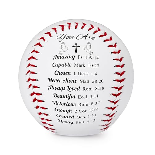 Cadeaux religieux de baseball pour homme femme filleul et chrétien athlète