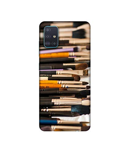Image of Amazon Brand - Solimo Designer Makeup Set 3D Printed Hard Back Case Mobile Cover for Samsung Galaxy A51