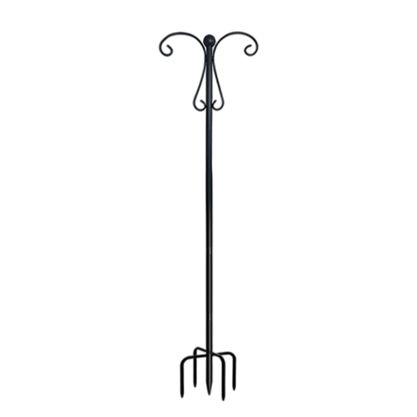 Double Shepherds Hook Sturdy Garden Hook for Lantern Flowerpot Plant Baskets 193 cm-image-36