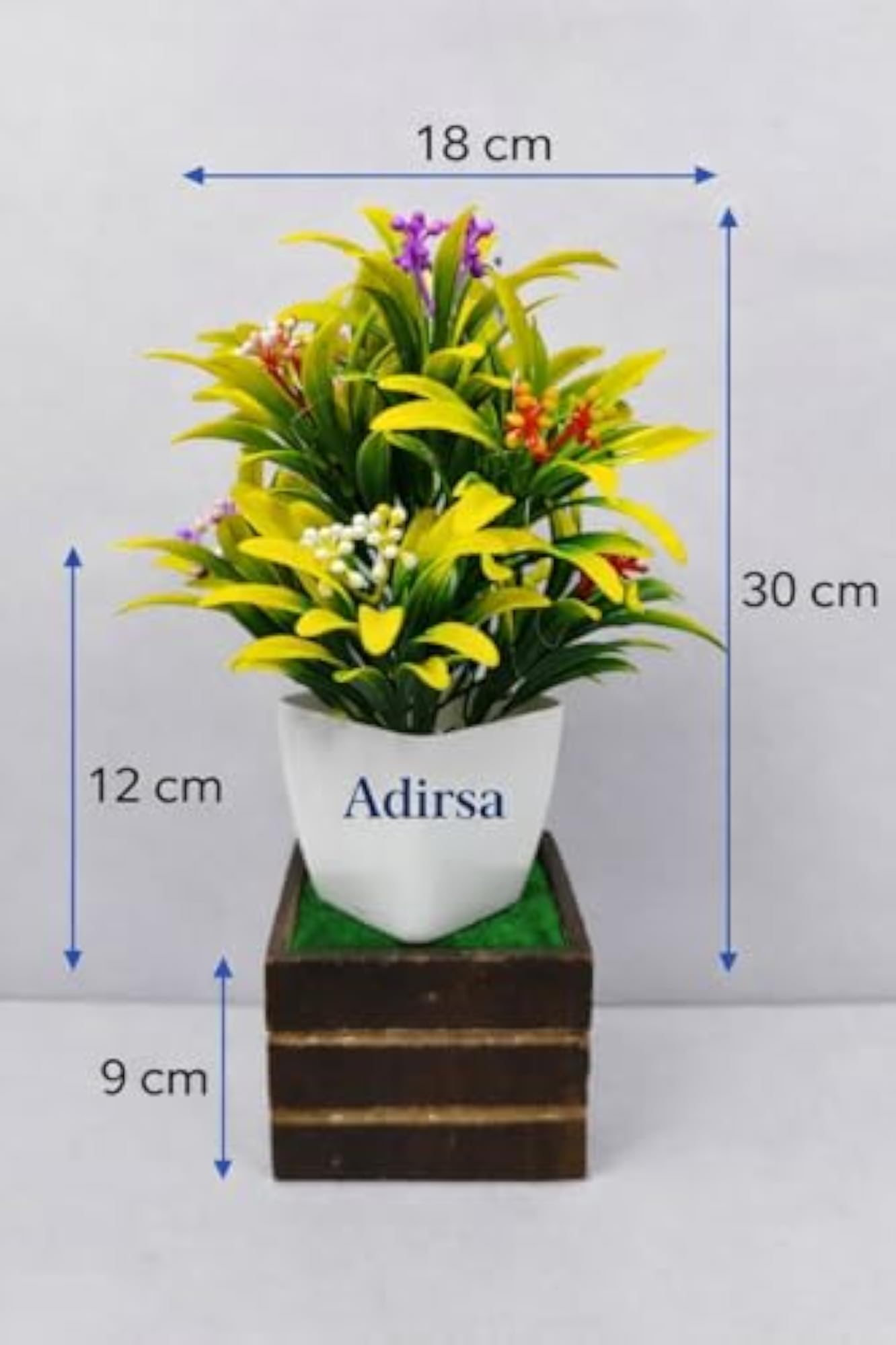 Artificial Flower Plants with Pot for Home Decor