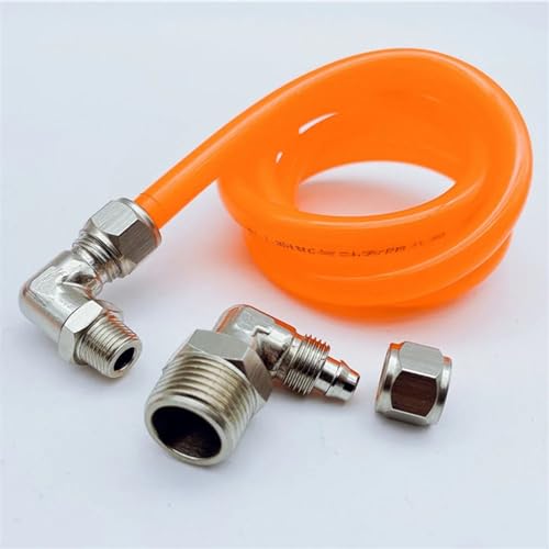Conector rápido neumático PL con codo en escuadra y rosca macho BSP de un cuarto 5