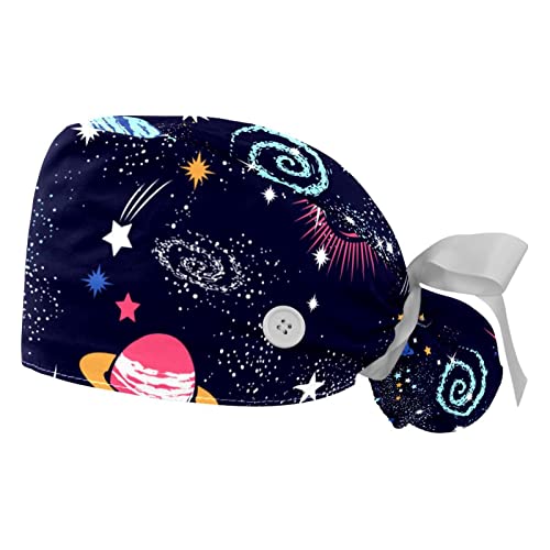 Casquettes de travail ajustables Galaxie JDEZ pour un maintien sur mesure