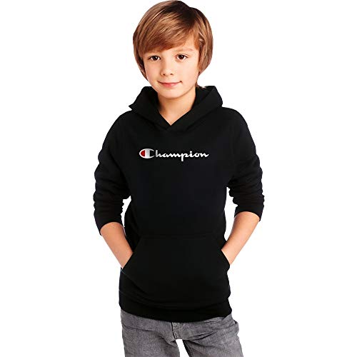 Champion Kids Clothes Sweatshirts Youth Heritage Fleece Pull On Hoody Sweatshirt with Hood (Medium, Heritage Granite Heather)3