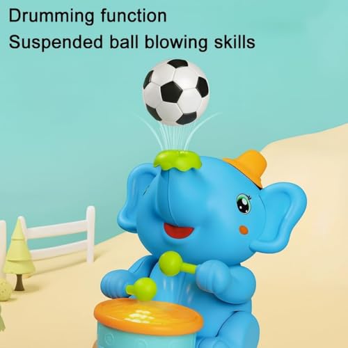 Image of Baby Piano Toy Light Up Music Baby Toys Early Learning Educational Piano Keyboard Infant Babies & Toddlers Toys (Elephant Blue)