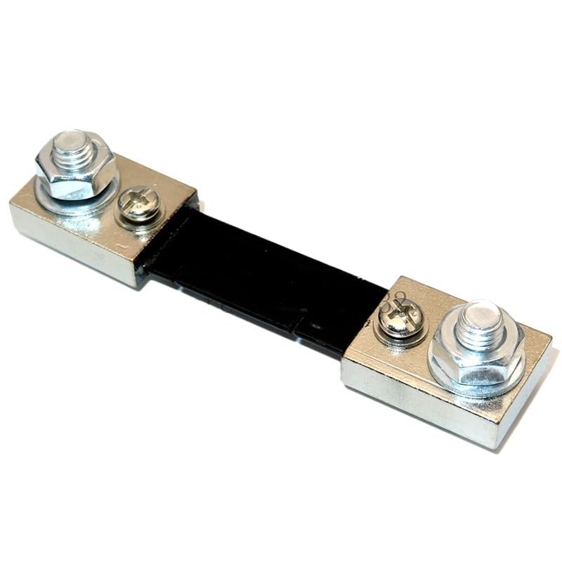 Mini 0.28" Dual LED Display Voltmeter Ammeter DC 0-100V 100A Panel Amp Volt Voltage Current Tester with 100A 75mV Shunt(100A Red Blue)