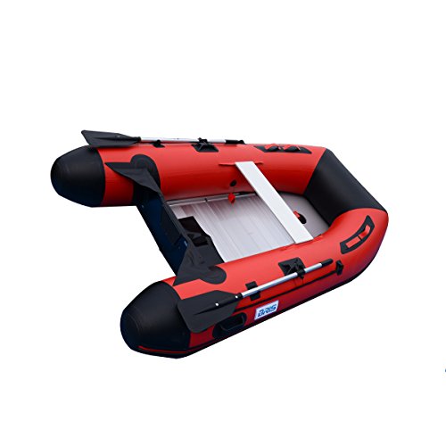 Bris 8.8Ft Inflatable Boat Dinghy Tender Fishing Pontoon Boat With Aluminum Floor #TOP4