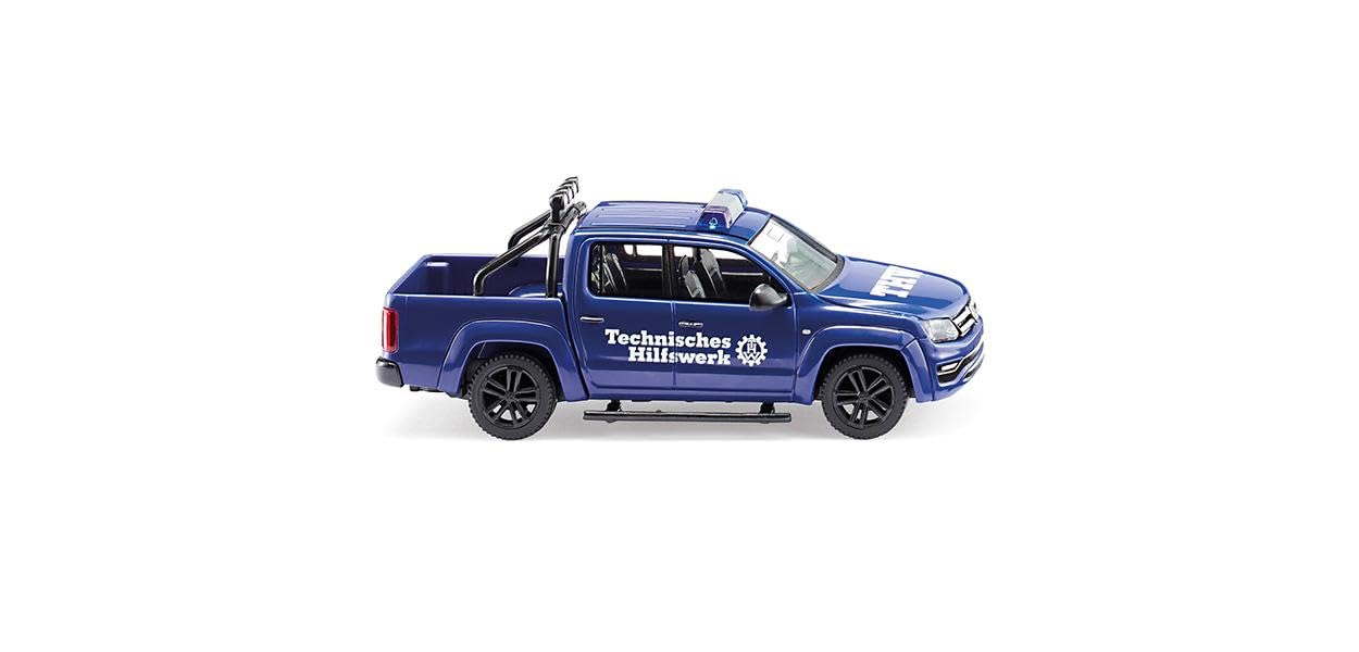 Wiking 031145 H0 Volkswagen Amarok GP, THW, multicoloured, Mittel