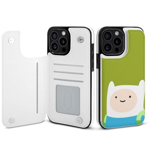 iPhone15ProMax用ケース 手帳型 アドベンチャータイム スマホケース 財布型 アイフォン15ProMax用ケース おしゃれ 軽量 背面 携帯カバー カード収納 スタンド機能 PUレザー 耐衝撃