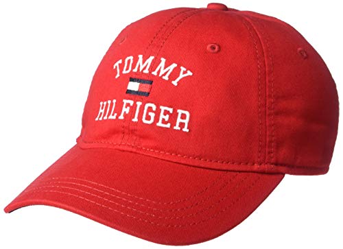 Tommy Hilfiger Men's Tommy Baseball Cap, Apple RED, OS