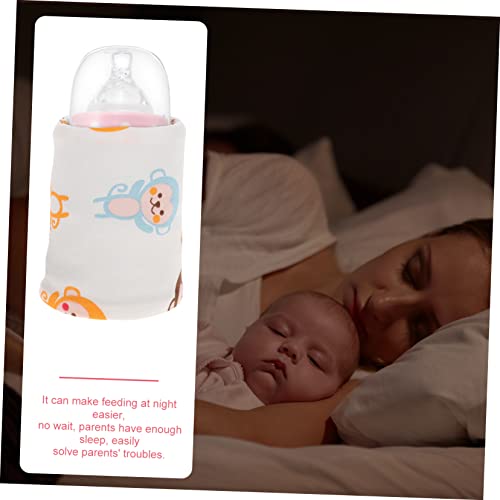 Kisangel 2 Pçs Capa De Garrafa De Alimentação De Propósito Geral Aquecedor De Carro Portátil Viagem