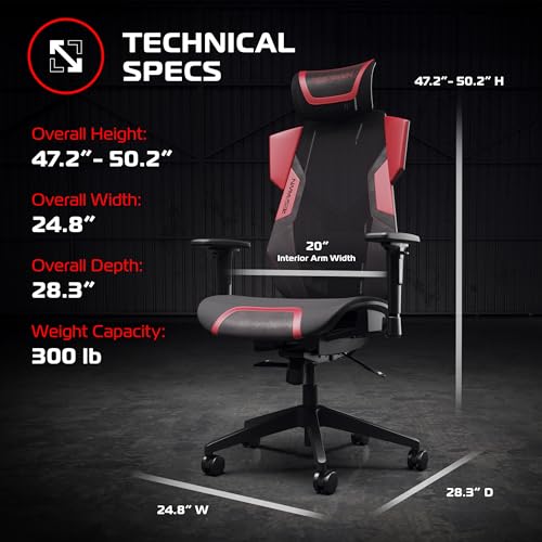 Image of Respawn FLEXX Ergonomic Mesh Office Chair, Adjustable Seat & Arms