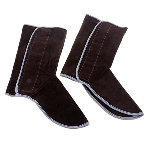 ECOMISTIQ®2x1 Pair Welding Protective Shoes Feet Cover Fire Flame Resistant Brown|Business & Industrial|Manufacturing & Metalworking|Welding & Soldering|Welding|Welding Protective Gear-image-24