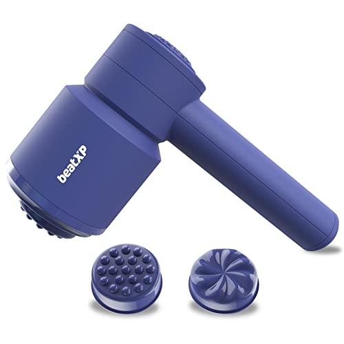 beatXP Blaze Pro Handheld Wireless Full Body massage machine with variable speed Massager Machine for Pain Relief & Relaxation| Torque motor & Type-C Fast Charging(Blue)