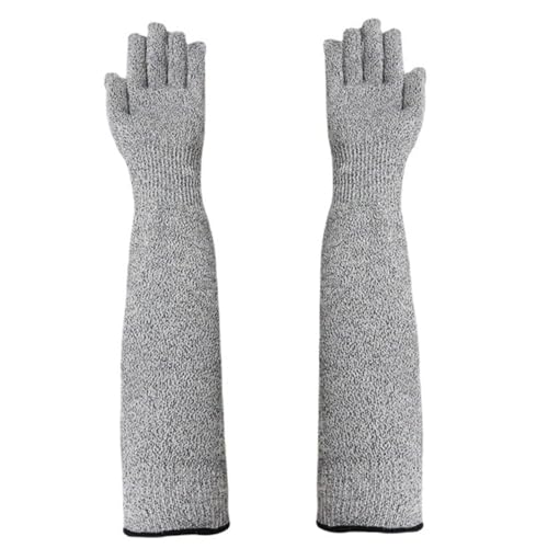 Mangas anti-corte, guantes anti-corte, protectores de manga larga para guantes de manga de protección de la muñeca del antebrazo, guantes de manga anti-corte, protectores de protección de brazo largo