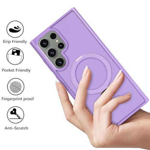 Image of Cavor for Samsung Galaxy S23 Ultra Case,Compatible with Magsafe,Lightpurple