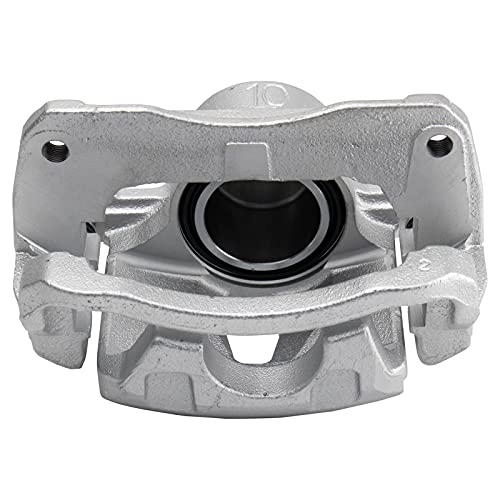 Image of TRQ Front and Rear Brake Caliper Set Zinc Coated Brackets Hardware Compatible with 2004-2010 Toyota Sienna