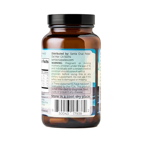 Santa Cruz Paleo Electrolyte Capsules for Hydration Support, Zero Sugar, Keto Friendly Magnesium Potassium Sodium Calcium Supplement, Paleo & Gluten Free, Travel Essentials, 150 Capsules - Image 4