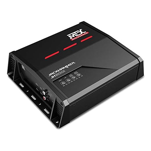 MTX Audio JH5001 Jackhammer Series 500W Monoblock Class-D Car Audio Amplifier