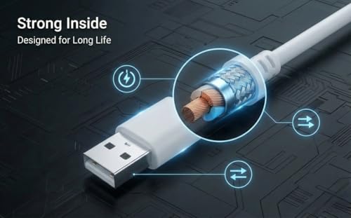 Image of Vivo 44W Flash Adapter with Type C Charging Cable for Vivo T5x, T5 Pro, V70 FE,Y05, X300, V60e, Y31, Y31 Pro, T4 Pro, V60, T4, T4R, T4x, IQOO 15,13, 10R, Z10, Z10x, Neo 10, Z10R | 44 W Quick Charger