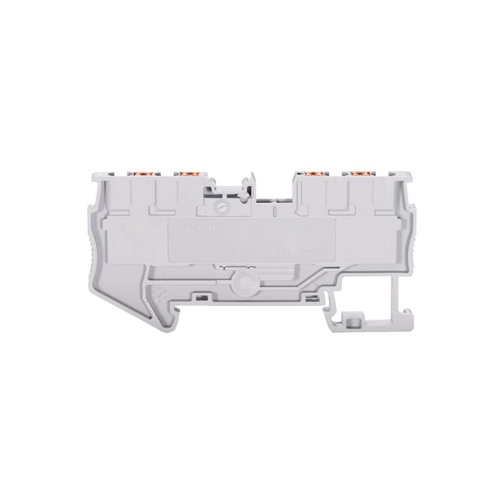ST2-2.5/2X2 Morsettiera a doppia molla Push in Tipo PT Connettore guida DIN senza viti Set da 30 pezzi