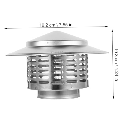 Tapa de chimenea de acero inoxidable para evitar entrada de agua en tejados 8