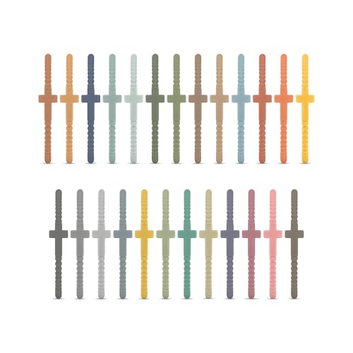 Ryan & Rose Jesus Bracelets - Cross Silicone Bracelet (Landscape (25 Pack), Medium)