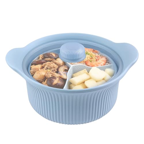 Vaporizador para microondas, olla de silicona apta para alimentos, cuenco de silicona para microondas, para el hogar, accesorios de cocina, pasta, sopa y pescado
