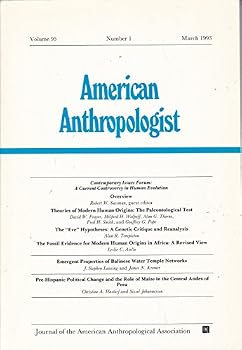 Unknown Binding Amercan Anthropologist March 1993, Volume 95, Number 1 (95) Book