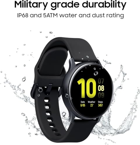 Image of Active 2 Bluetooth Smartwatch with 1.4 inch Round AMOLED Display, Real-Time GPS Tracking, IP68 & 5ATM Water Resistance, Heart Rate & Sleep Monitor (Black)