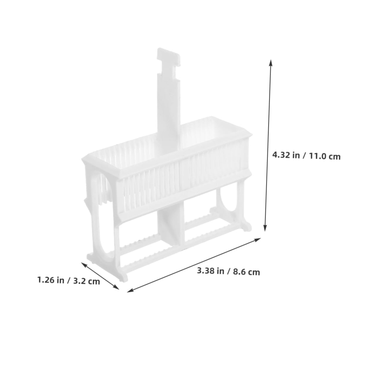 NAMOARLY Microscope Slides Storage Box 24-Slice Glass Slide Rack for Research Organized Storage