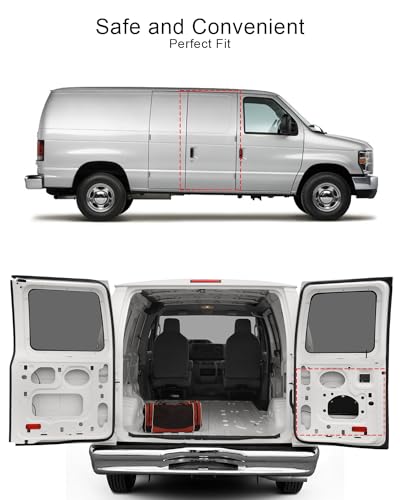 Loquet de porte avec câble et tige pour Ford E150 E250 E350 1992-2014 - 5