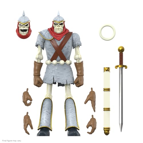 Super7 Dungeons & Dragons Dekkion (Skeleton Warrior) - 7" Dungeons and Dragons Action Figure with Accessories Vintage Collectibles and Retro Toys -  UL-DNDG-08692